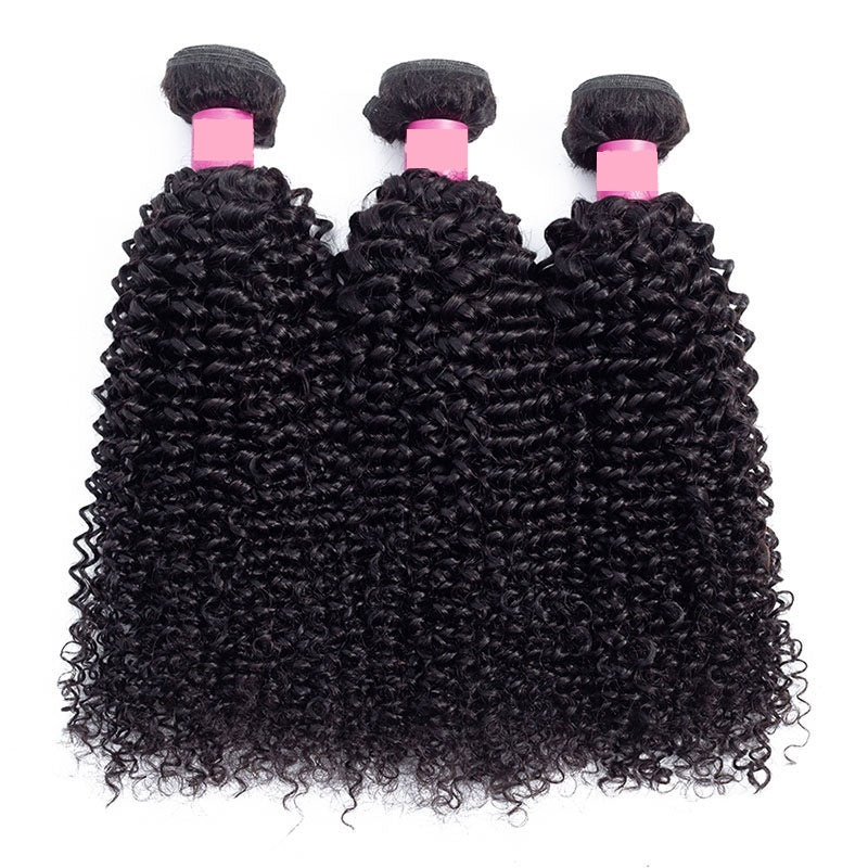 Kinky Curly Virgin Hair 3/4 Bundles