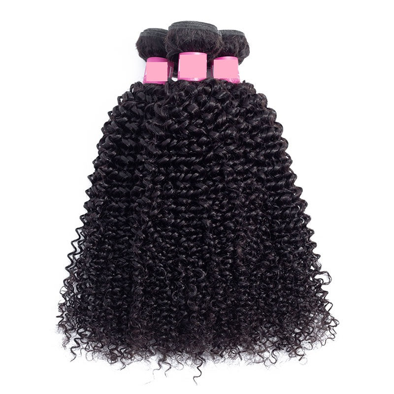 Kinky Curly Virgin Hair 3/4 Bundles