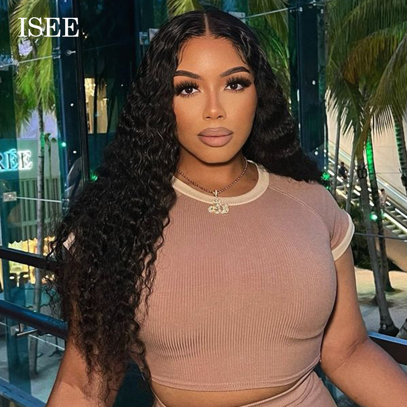 Water Wave Human Hair 3/4 Bundles