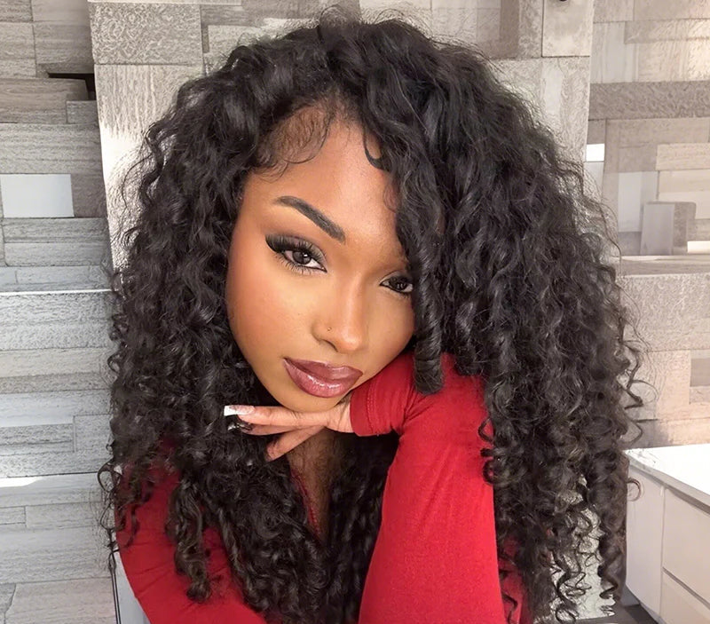 Water Wave Half Wig